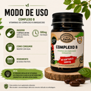 Complexo B Enriquecido 500mg – 60 Softgels | Canteiro de Ervas