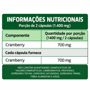 Cranberry 700 mg – 60 Cápsulas | Canteiro de Ervas