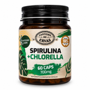 Spirulina + Chlorella em Cápsulas - 60 cápsulas de 700mg