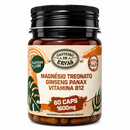 Magnésio Treonato + Ginseng Panax + Vitamina B12 – 60 Cápsulas