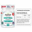 Biotina Vitamina B7 Sunfood 500mg 60Caps