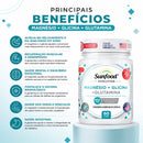 Magnésio +Glicina +Glutamina Sunfood 800mg 60Caps