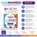 Quadmagnésio Sunfood 1500mg 60Caps