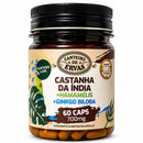 Castanha-da-Índia + Hamamélis + Ginkgo Biloba – 60 Cápsulas