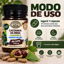 Castanha-da-Índia + Hamamélis + Ginkgo Biloba – 60 Cápsulas