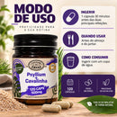 Psyllium + Cavalinha 500 mg – 120 Cápsulas | Canteiro de Ervas