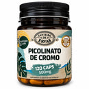 Picolinato de Cromo 500 mg – 120 Cápsulas | Canteiro de Ervas