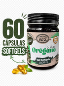 Óleo de Orégano – 60 cápsulas | Canteiro de Ervas