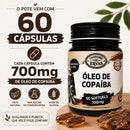 Óleo de Copaíba em Cápsulas – 60 Softgels | Canteiro de Ervas