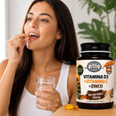 Vitamina D3 + Vitamina C + Zinco - 60 Cápsulas - Canteiro de ervas